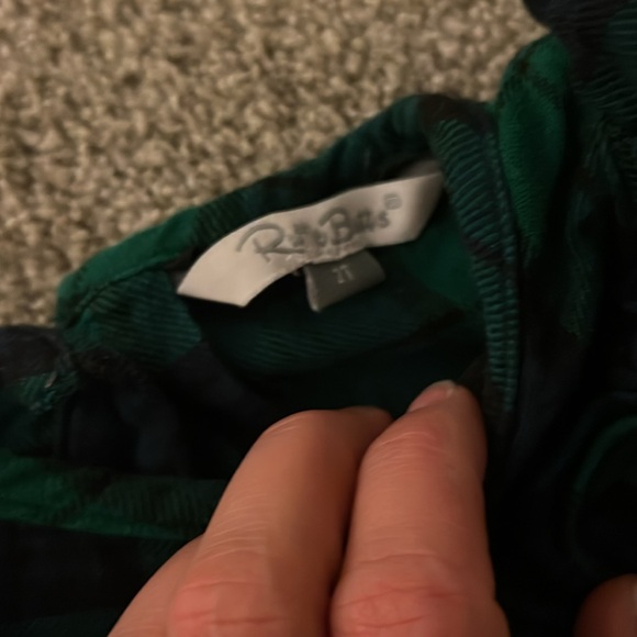 RuffleButts romper and overalls - Picture 3 of 4